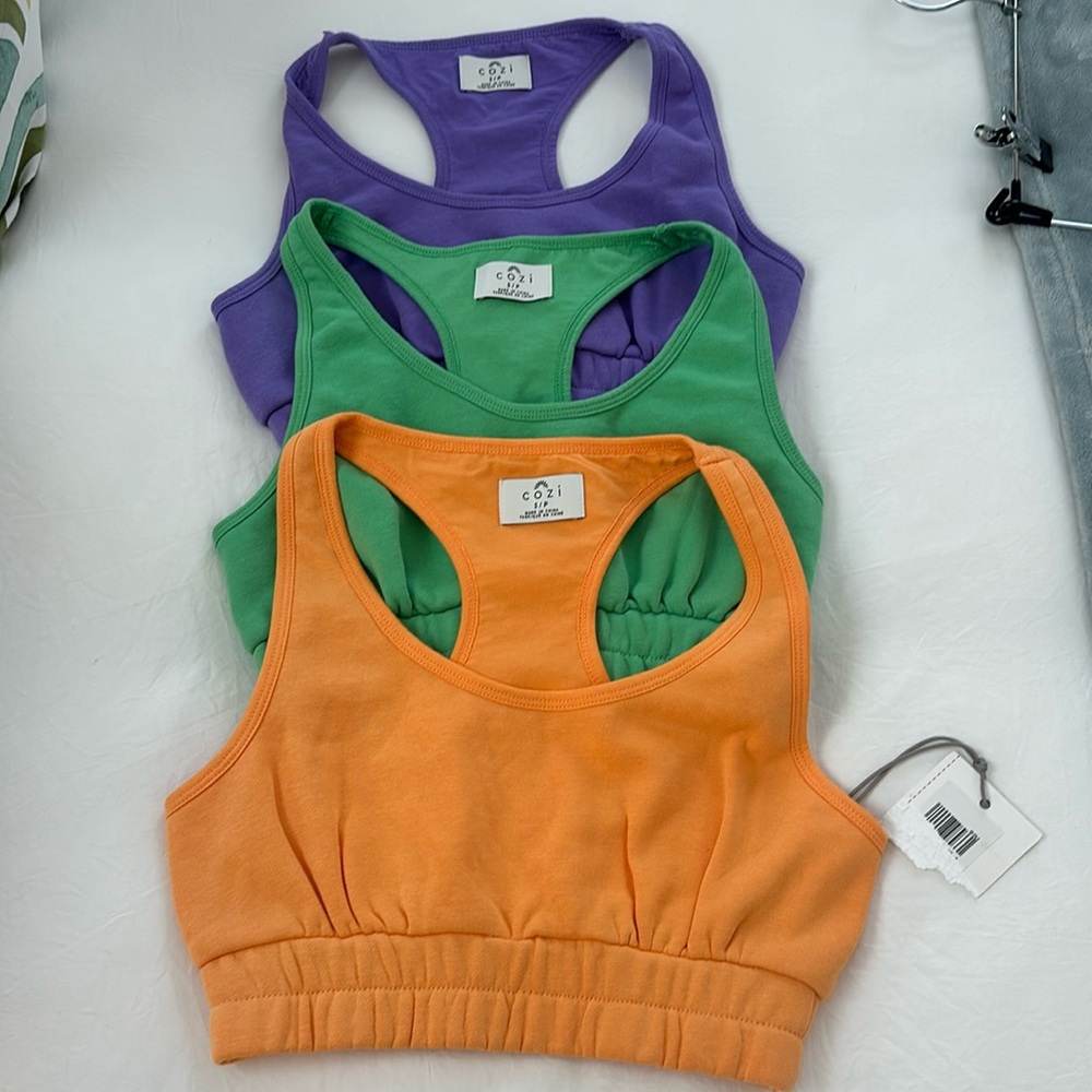 Set of 3 sports bras